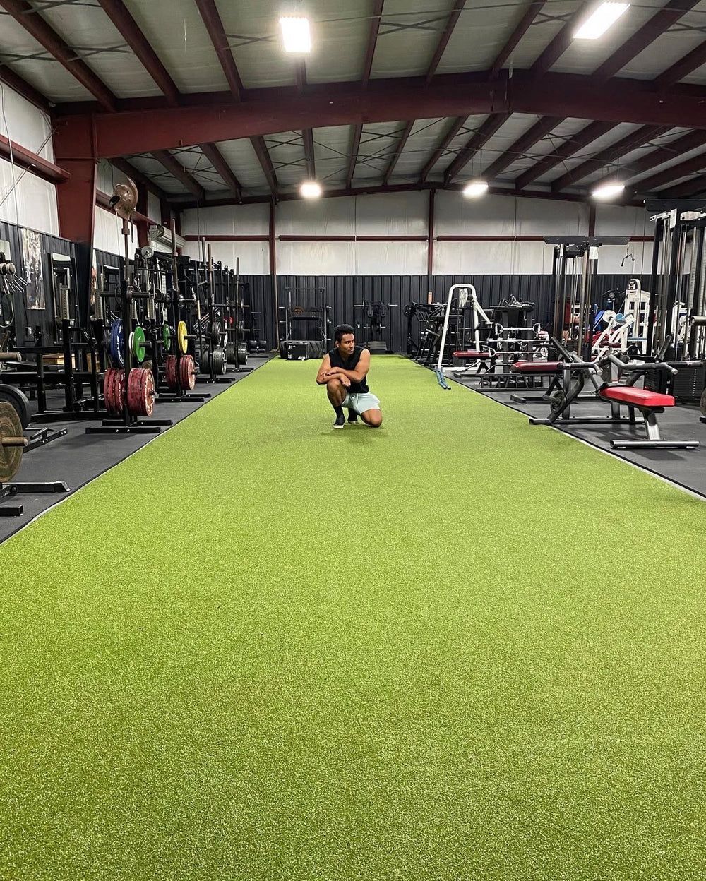 George at Roman Iron Gym in 2018